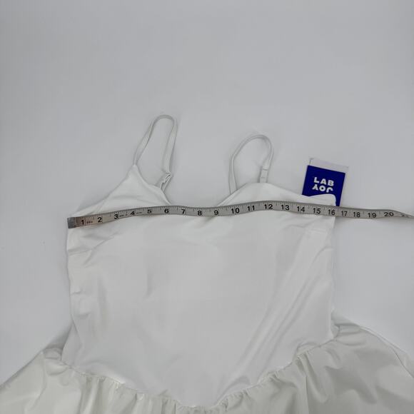 Joylab Women's Large White Sleeveless Mini Dress Drop Waist Activewear Athletic - Picture 10 of 10